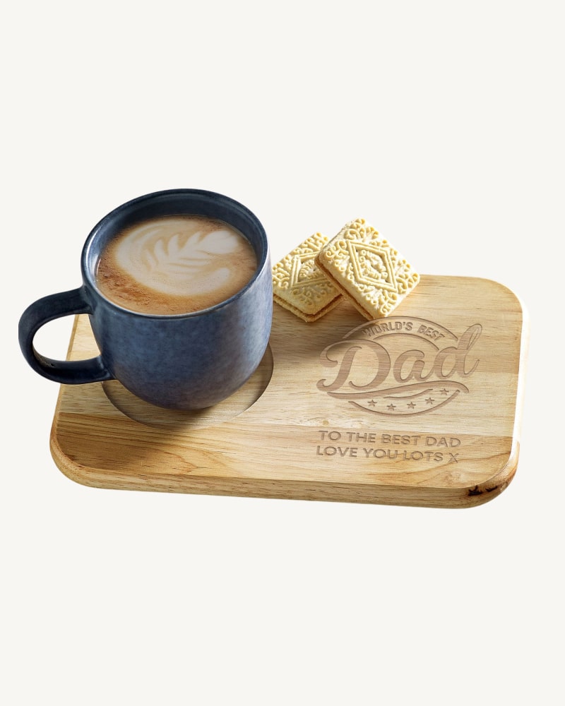 Loveabode Personalised Fathers Day Treat Tray, £15