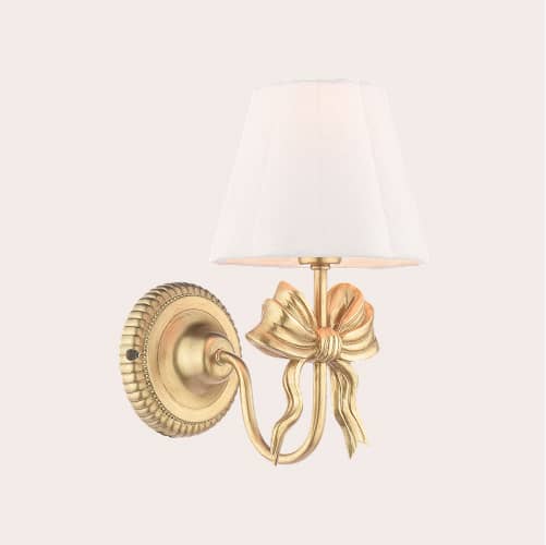 Gold Bow Larkfield Wall Light 