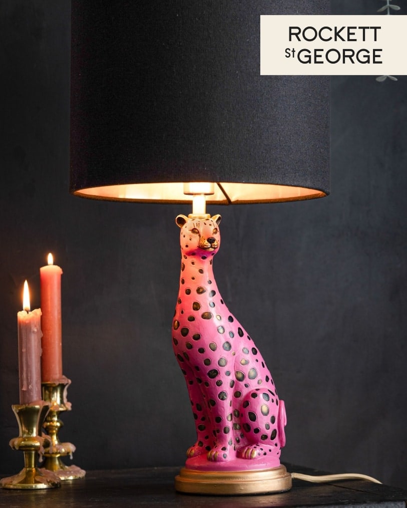 Leopard Table Lamp