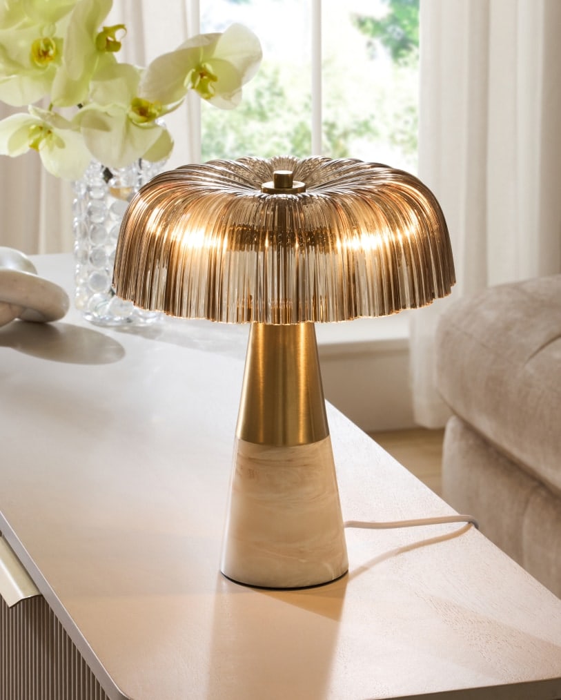Chocolate Brown Ferrara Table Lamp