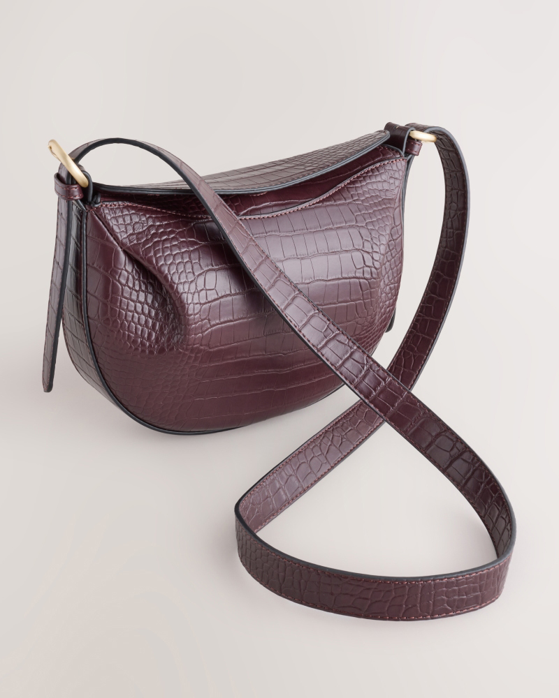 Burgundy Cross-Body Bag