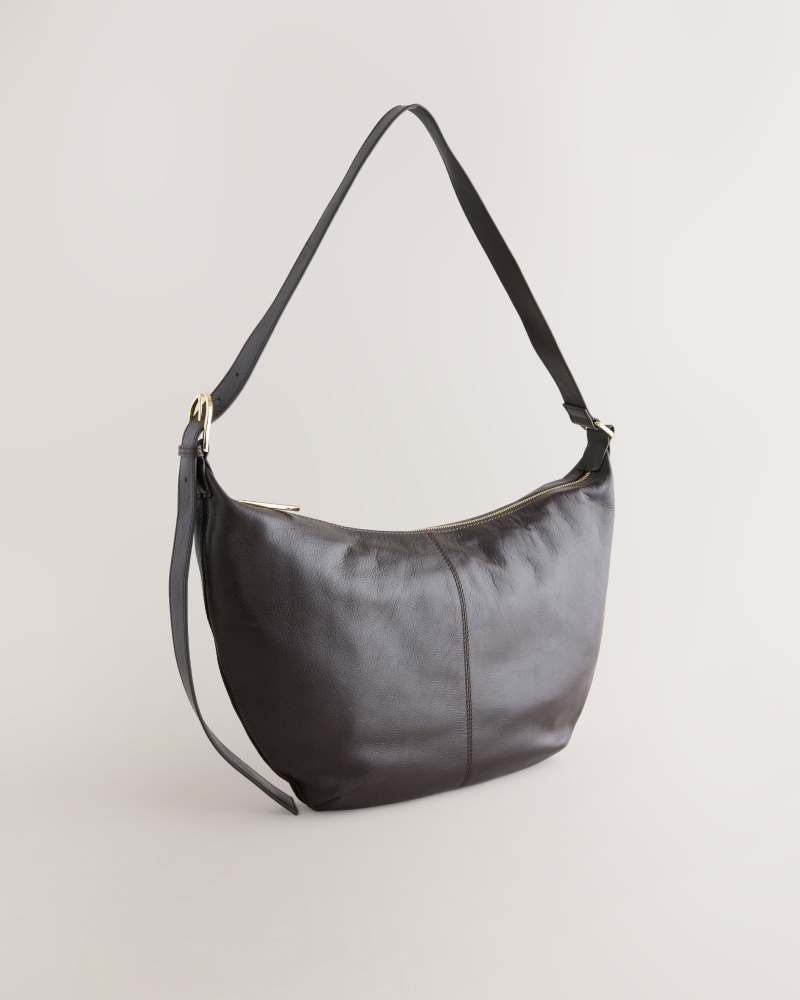 Chocolate Brown N. Premium Leather Sling Bag