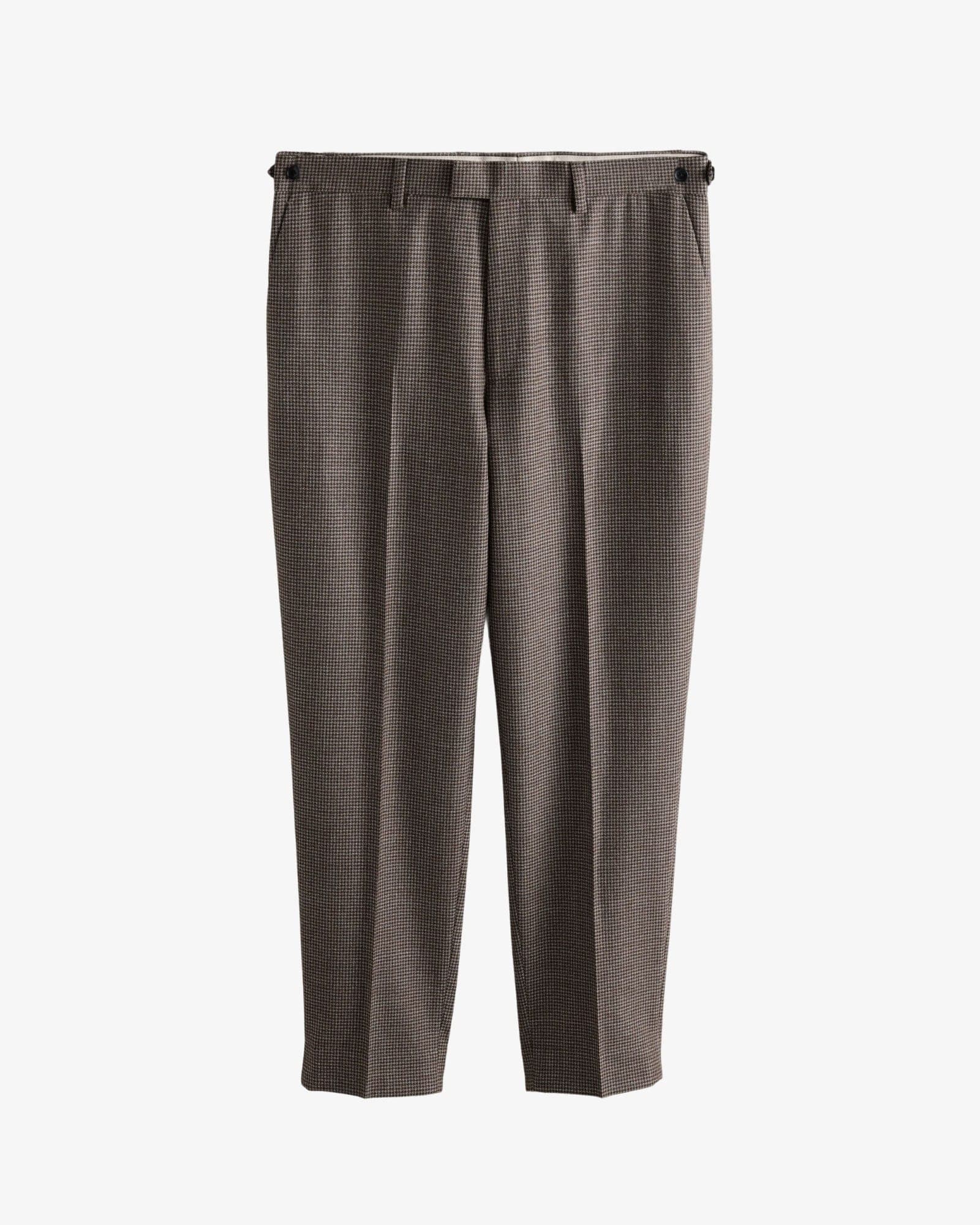 Tailored Fit Puppy Tooth Texture Suit Trousers