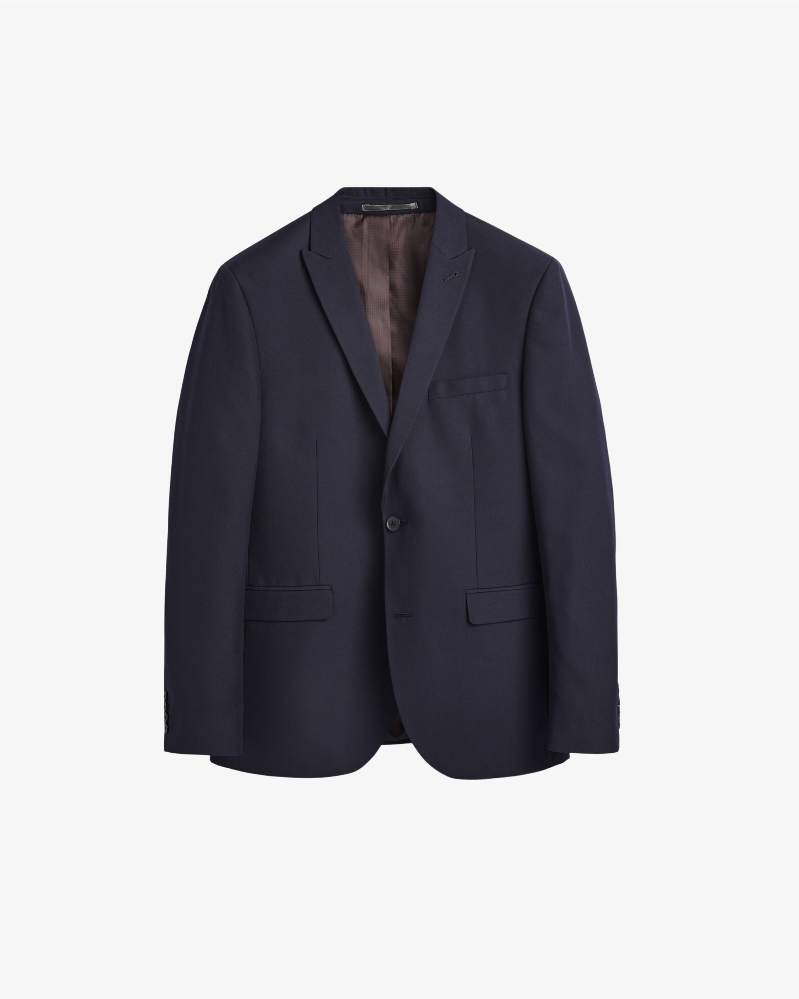 Navy Blue Tailored Fit Suit Jacket