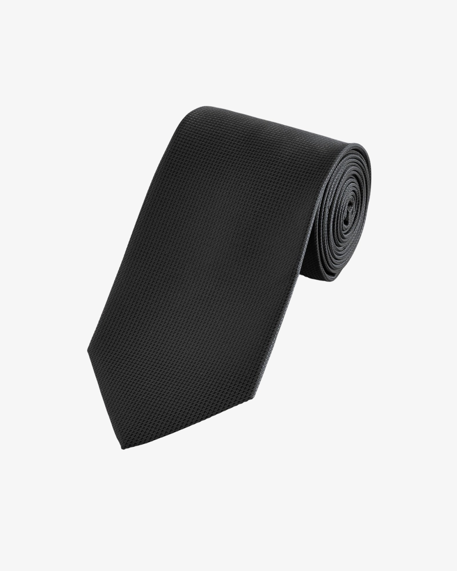 Black Textured Tie