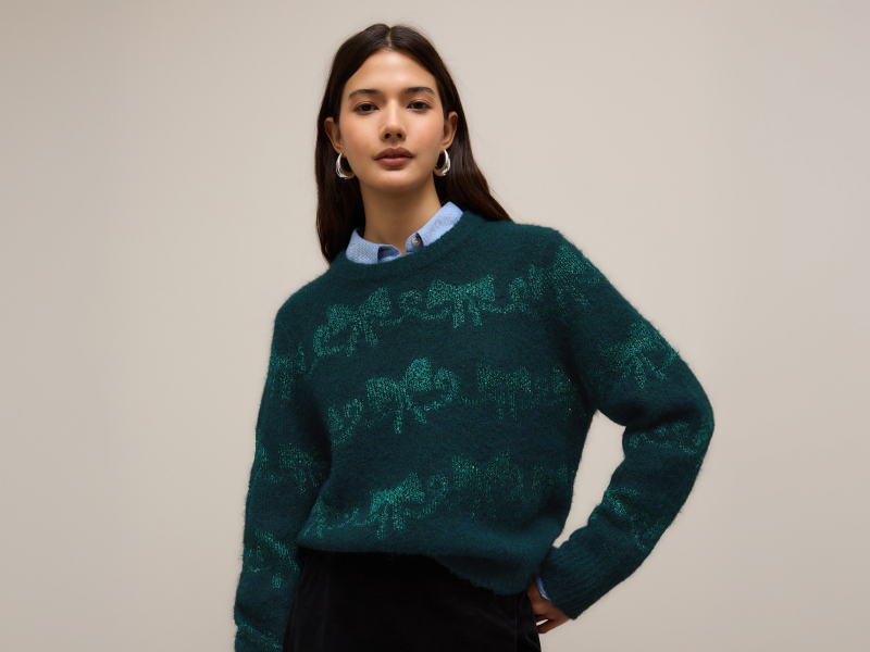 Look 3 - The formal Christmas jumper outfit