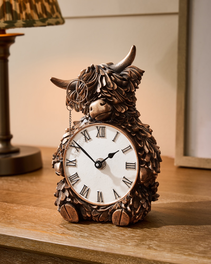 Bronze Hamish Mantel Clock