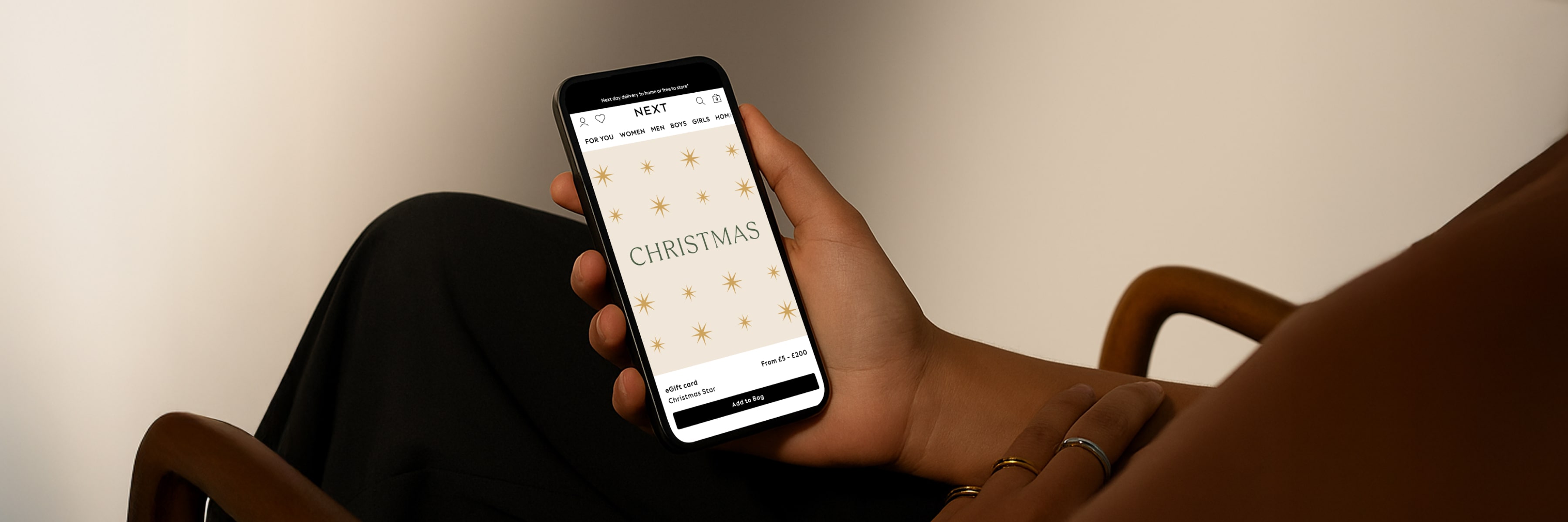 Give the perfect gift every time with a NEXT eGift card