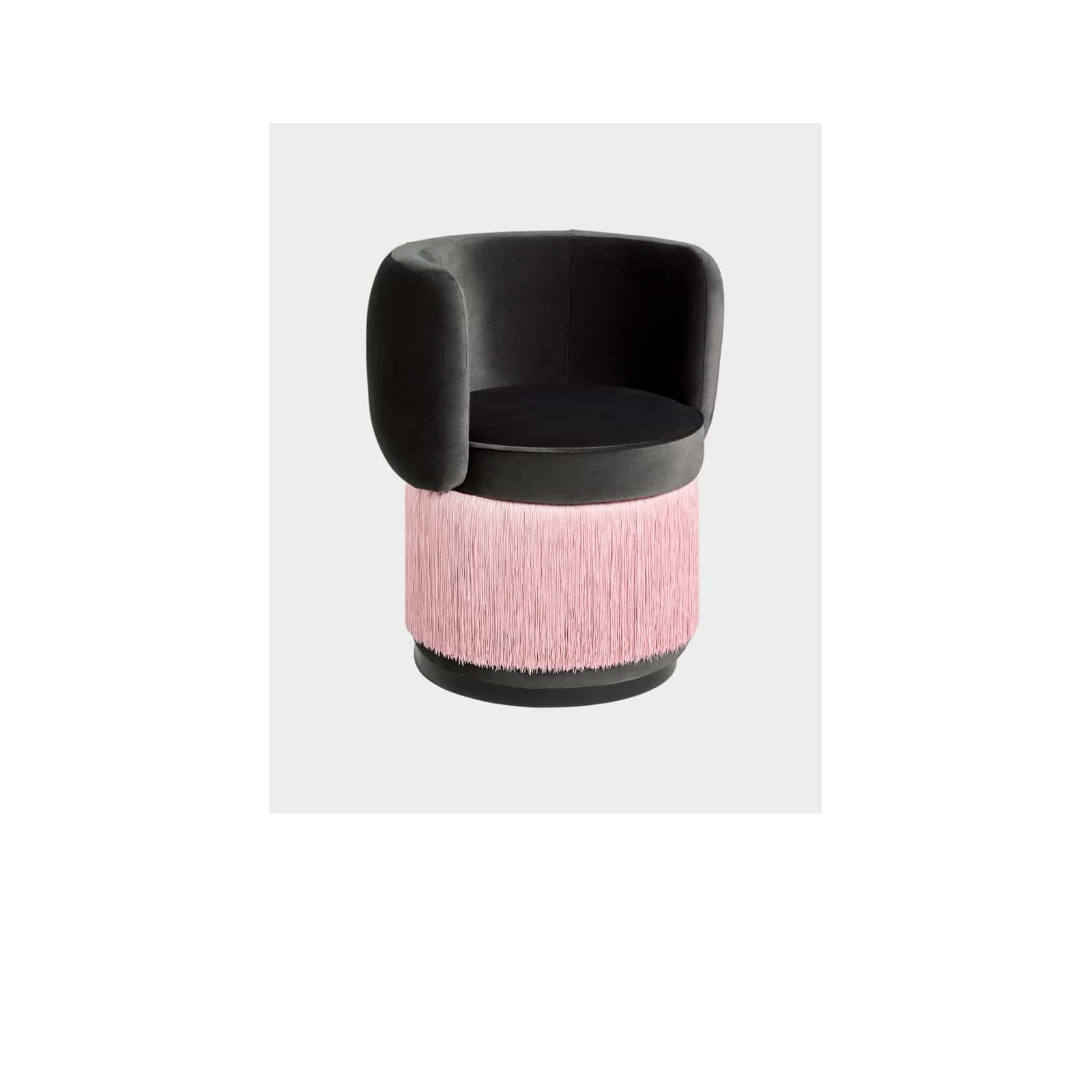 Accent Chair with Tassel