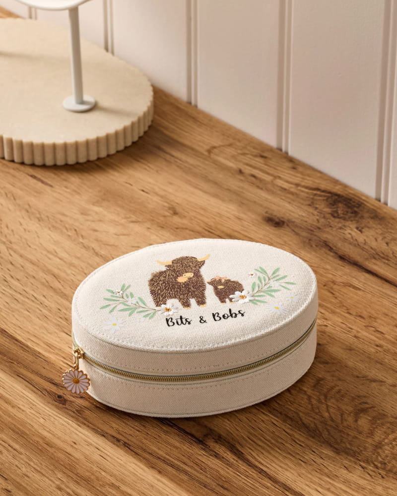 Hamish the Highland Cow Jewellery Box