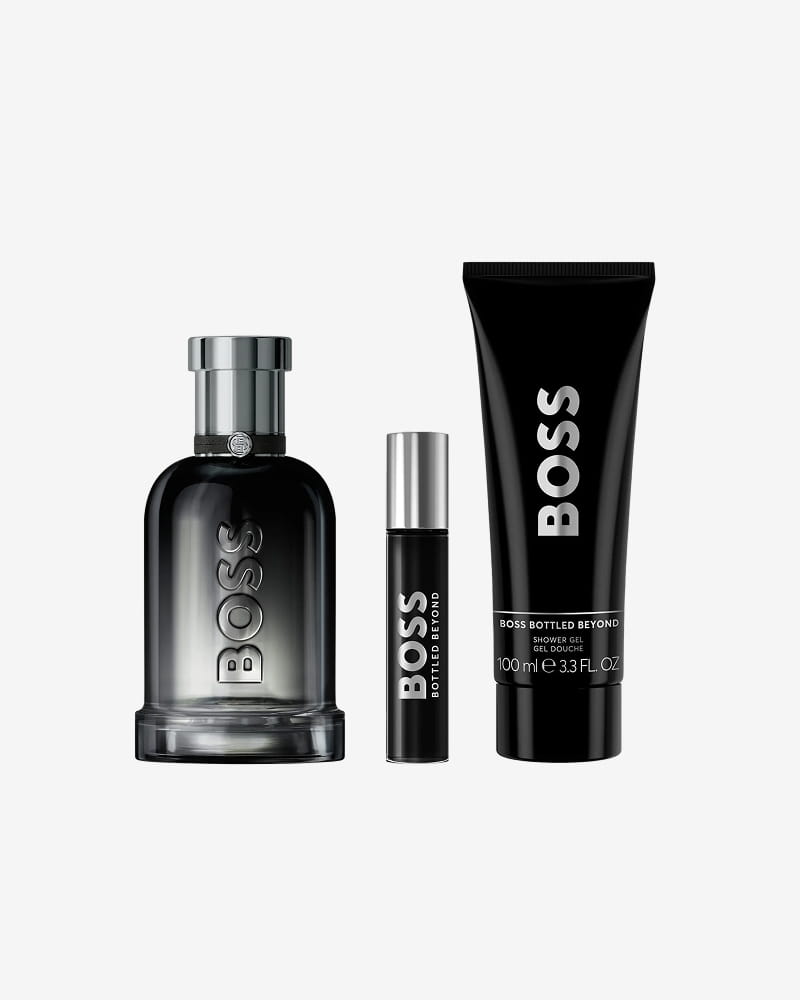 BOSS Bottled Beyond Eau de Parfum and Shower Gel for Men Trio Gift Set