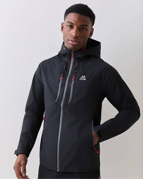 Montirex Black Cascade Waterproof Jacket