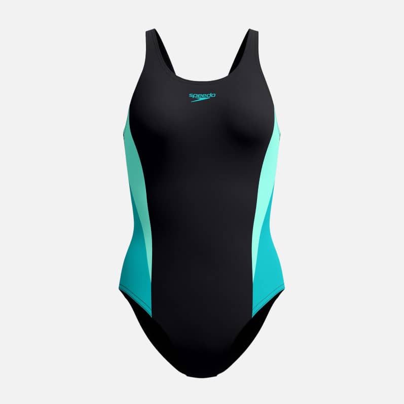 Speedo Black Colourblock 2.0 Swimsuit