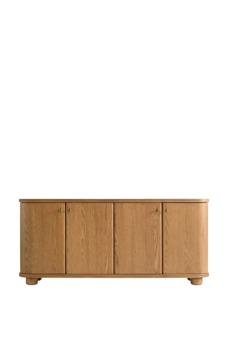 Mid Natural Margot Oak Veneer Large Sideboard