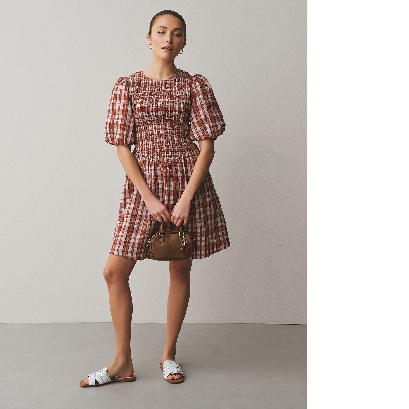 Shirred Detailing Dresses