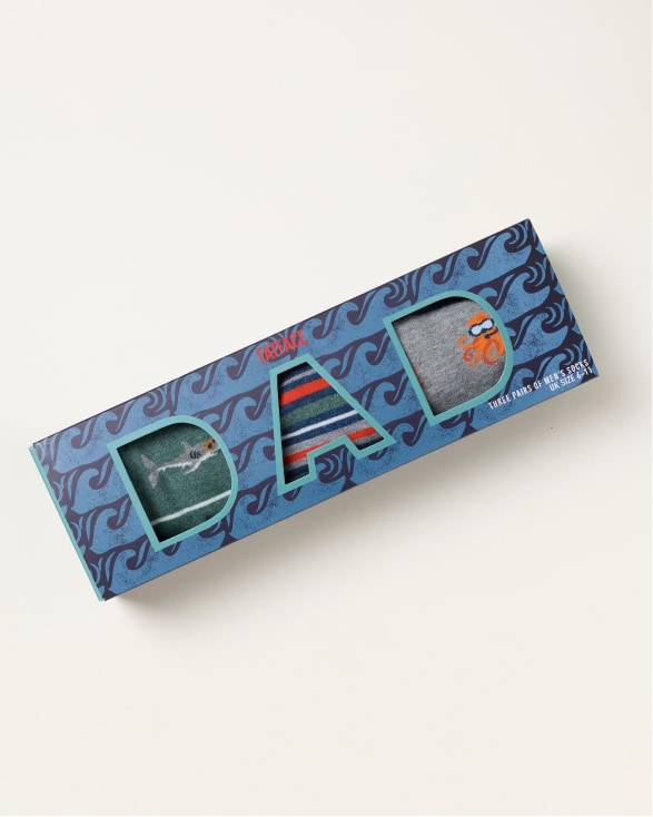 Dad Sealife Socks in a Box