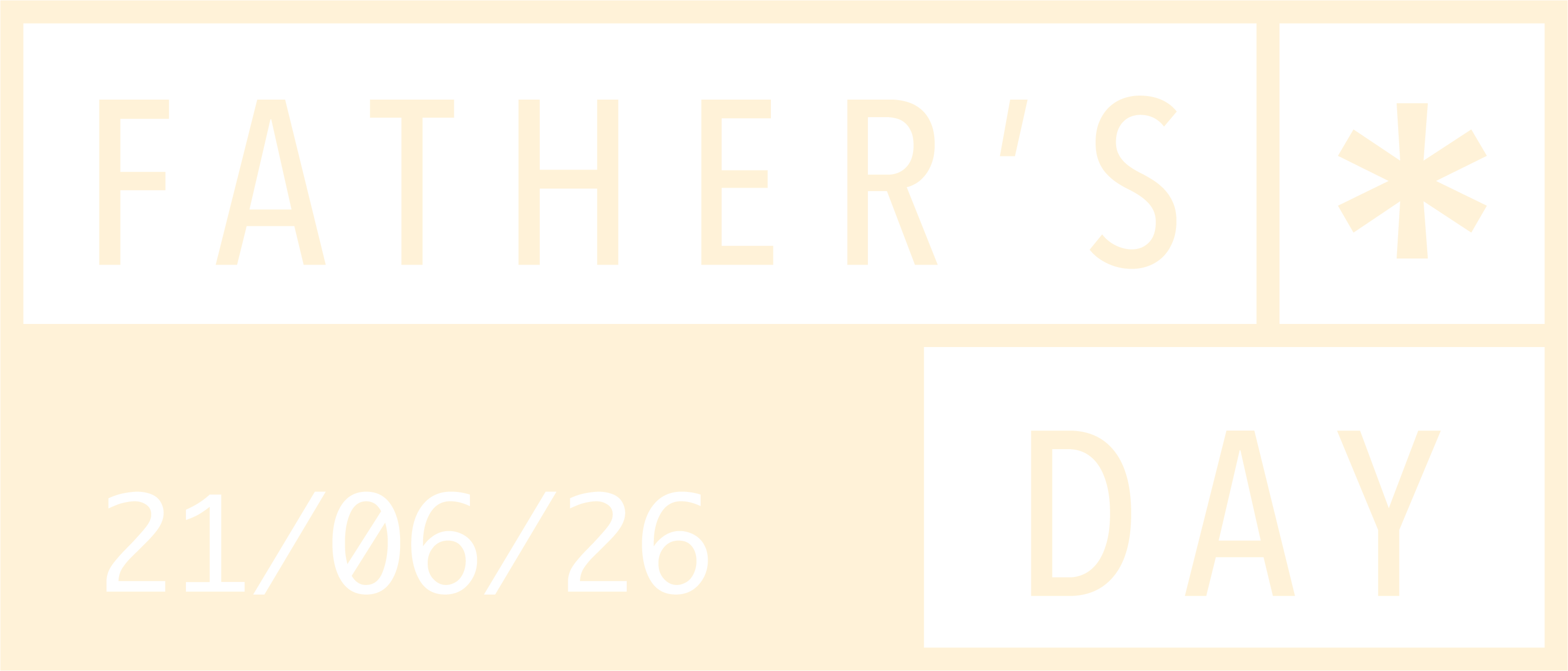 Father's Day 21/06/26