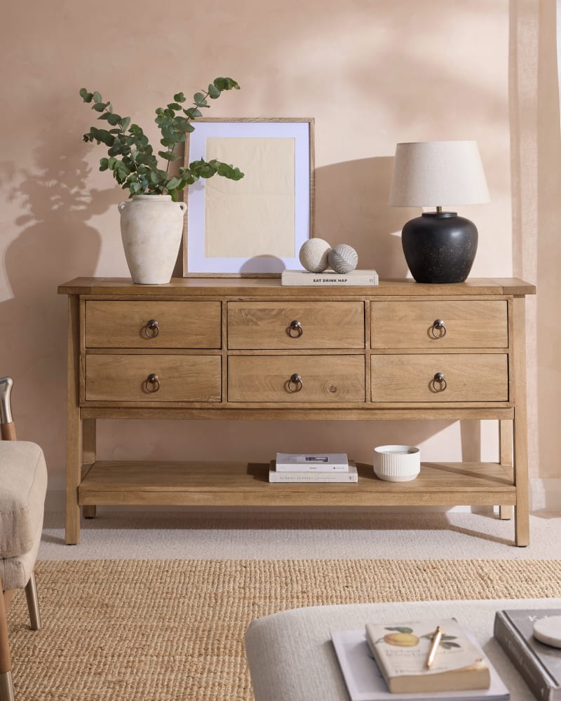 Natural Hector Mango Wood Sideboard