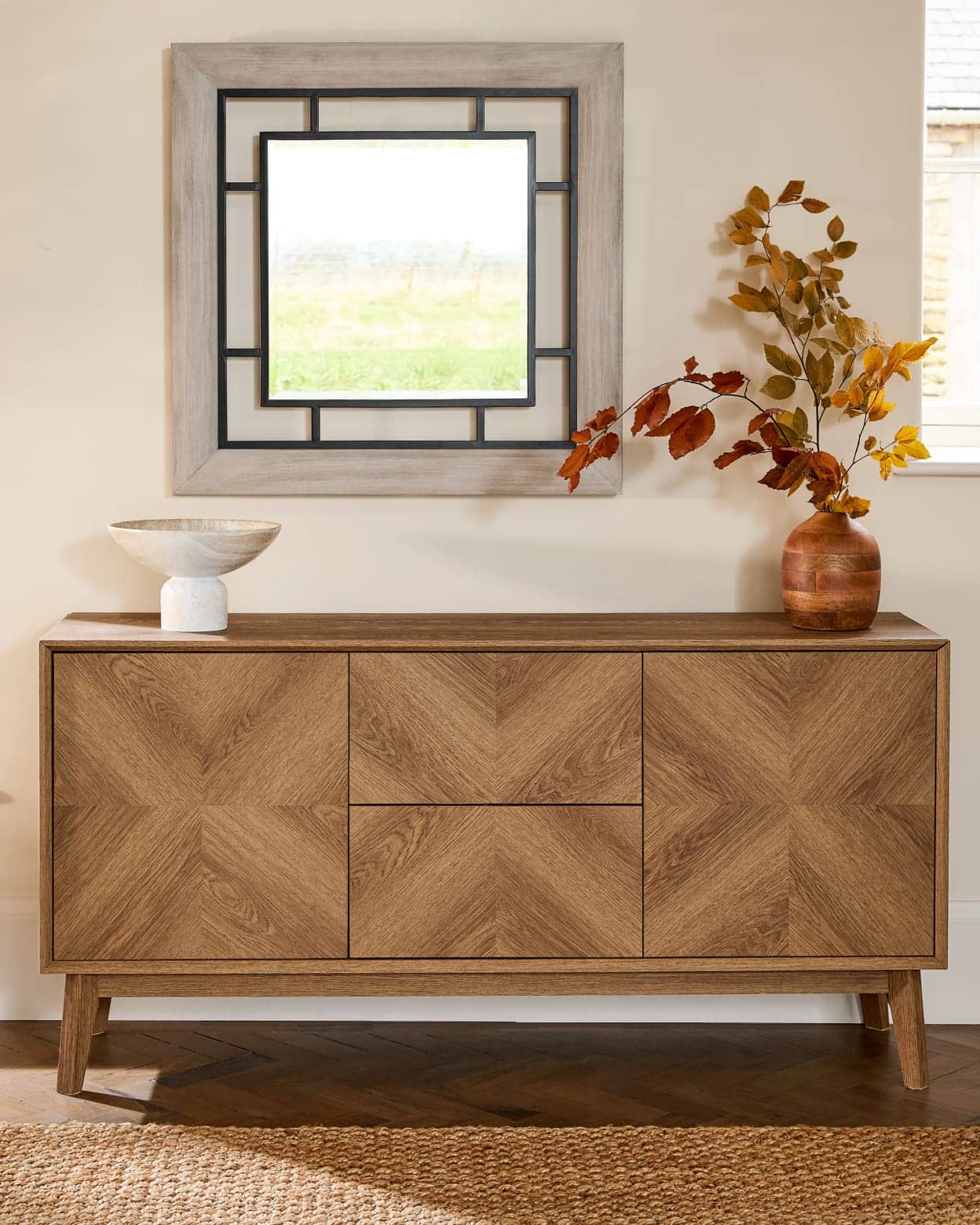 Hayford Oak Effect Large Sideboard