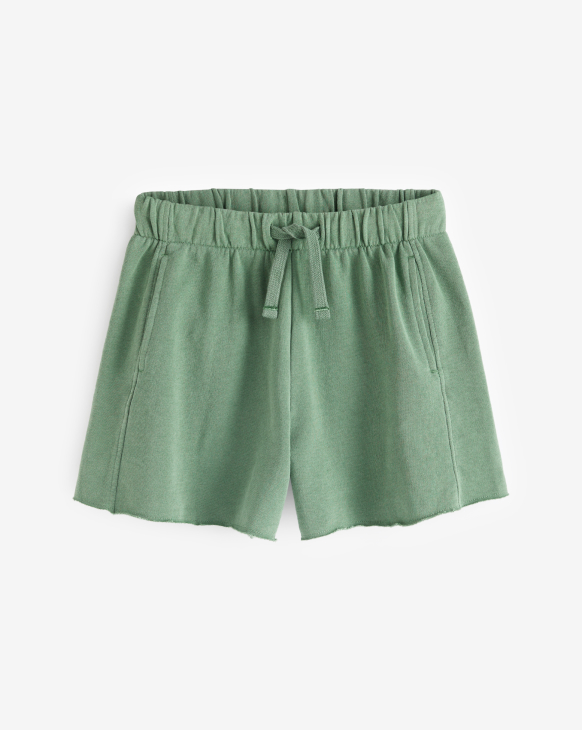 Raw Edge Washed Jersey Shorts
