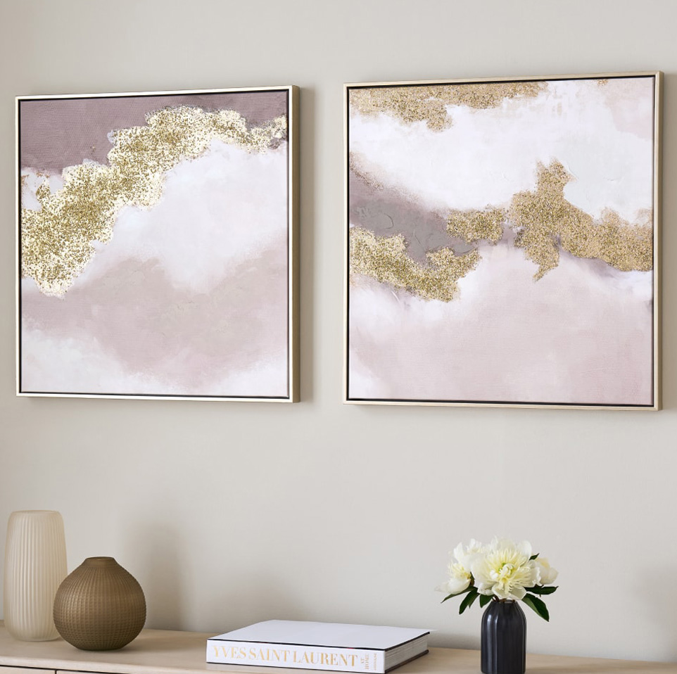 Lipsy Set of 2 Wall Art