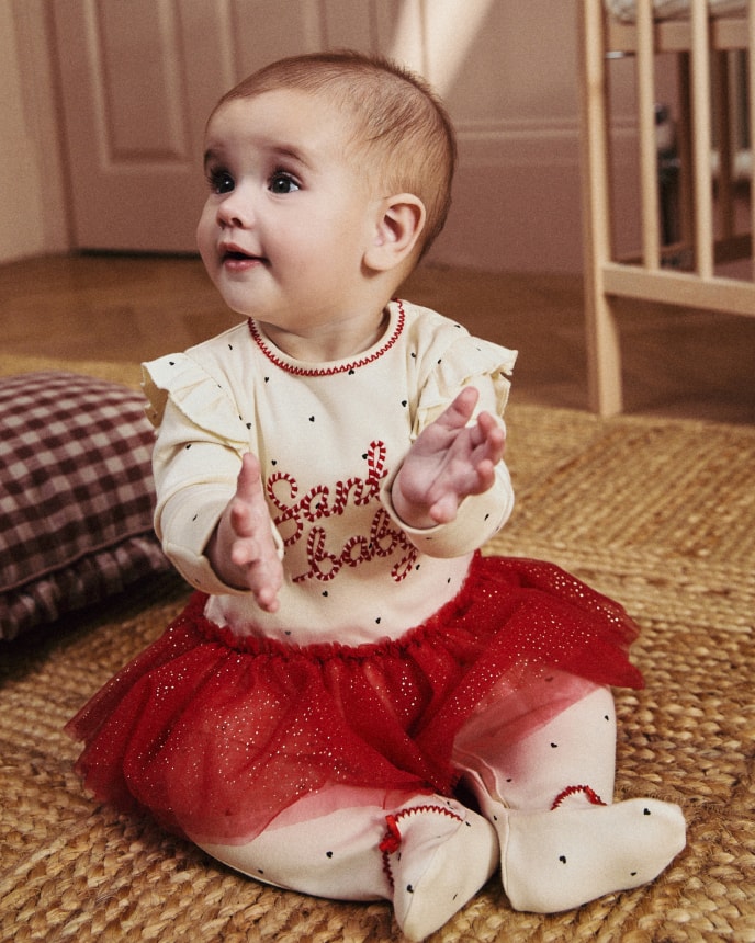 Christmas Tutu Sleepsuit