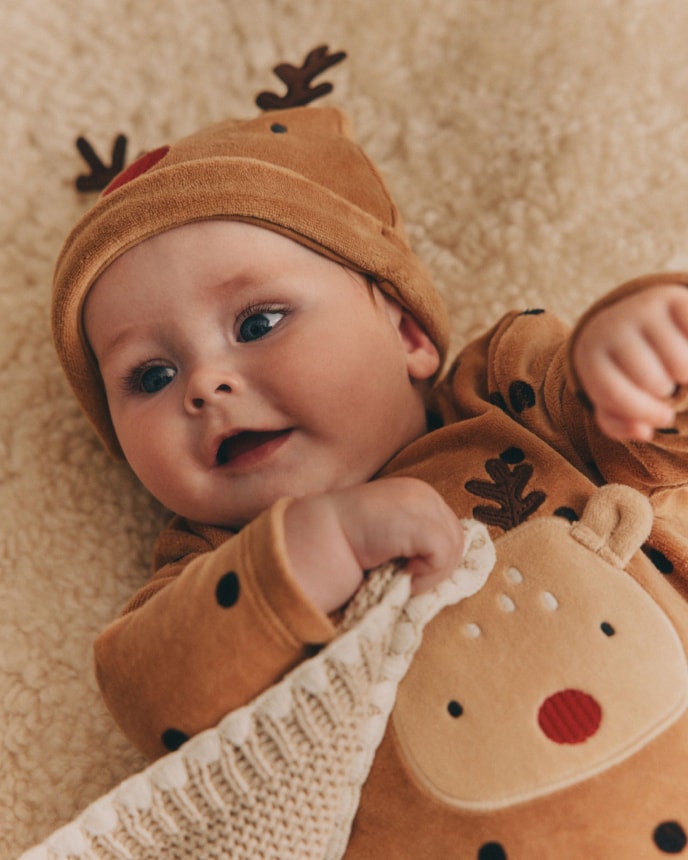 Christmas Reindeer Sleepsuit