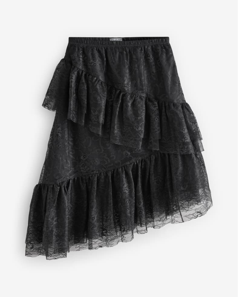 Lace Tiered Skirt