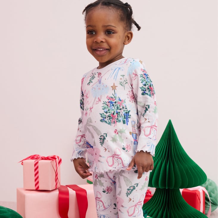 Pink Nutcracker 100% Cotton Christmas Jogger Pyjamas