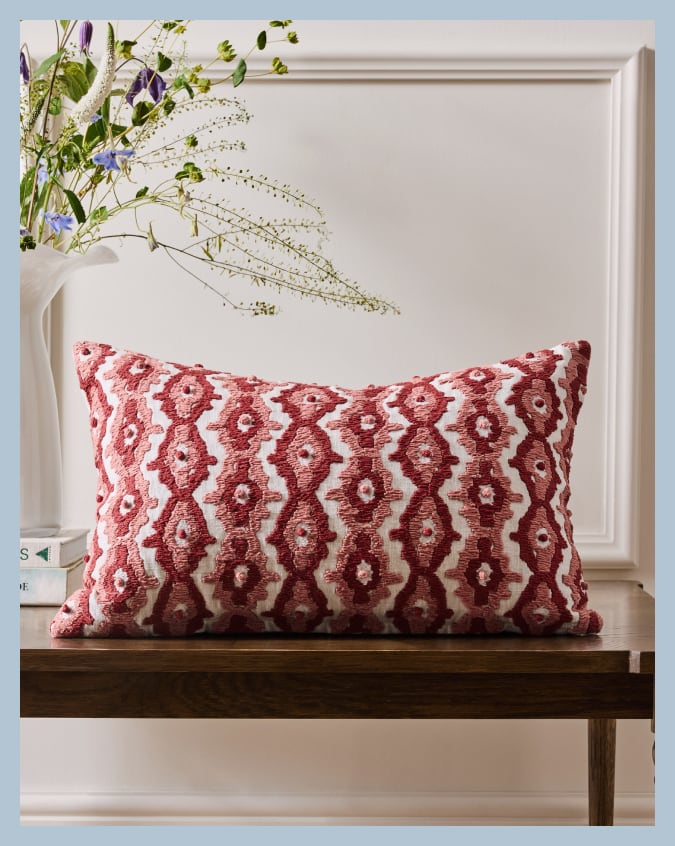 Nina Campbell Pink Cushion