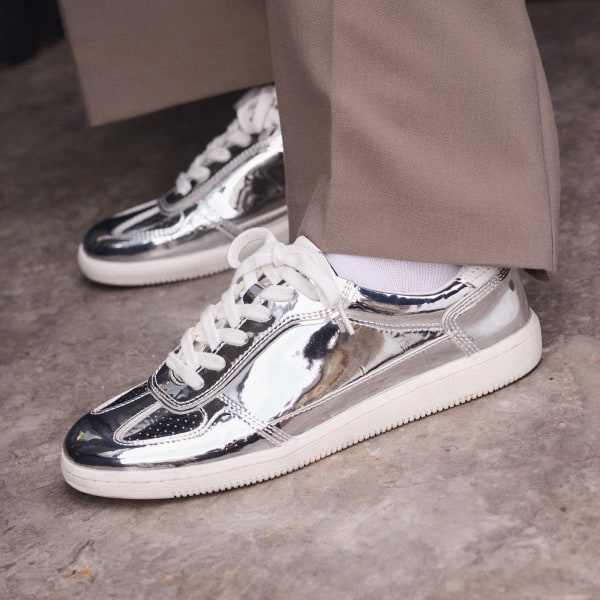 Silver trainers