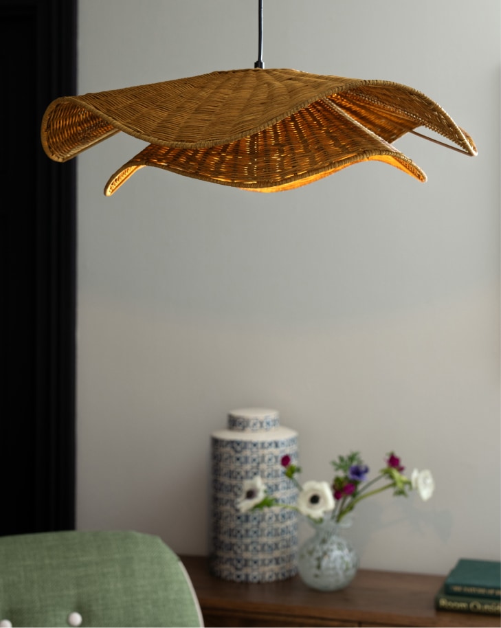 NATURAL VELERO PENDANT LIGHT