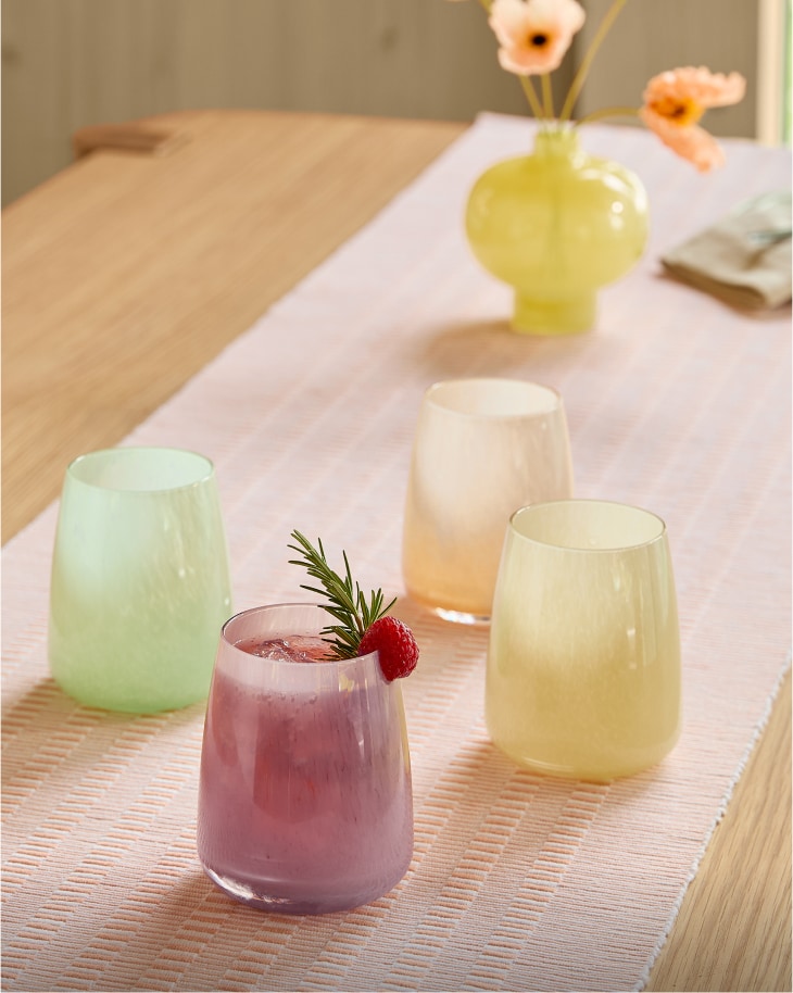 PASTEL TUMBLER GLASSES