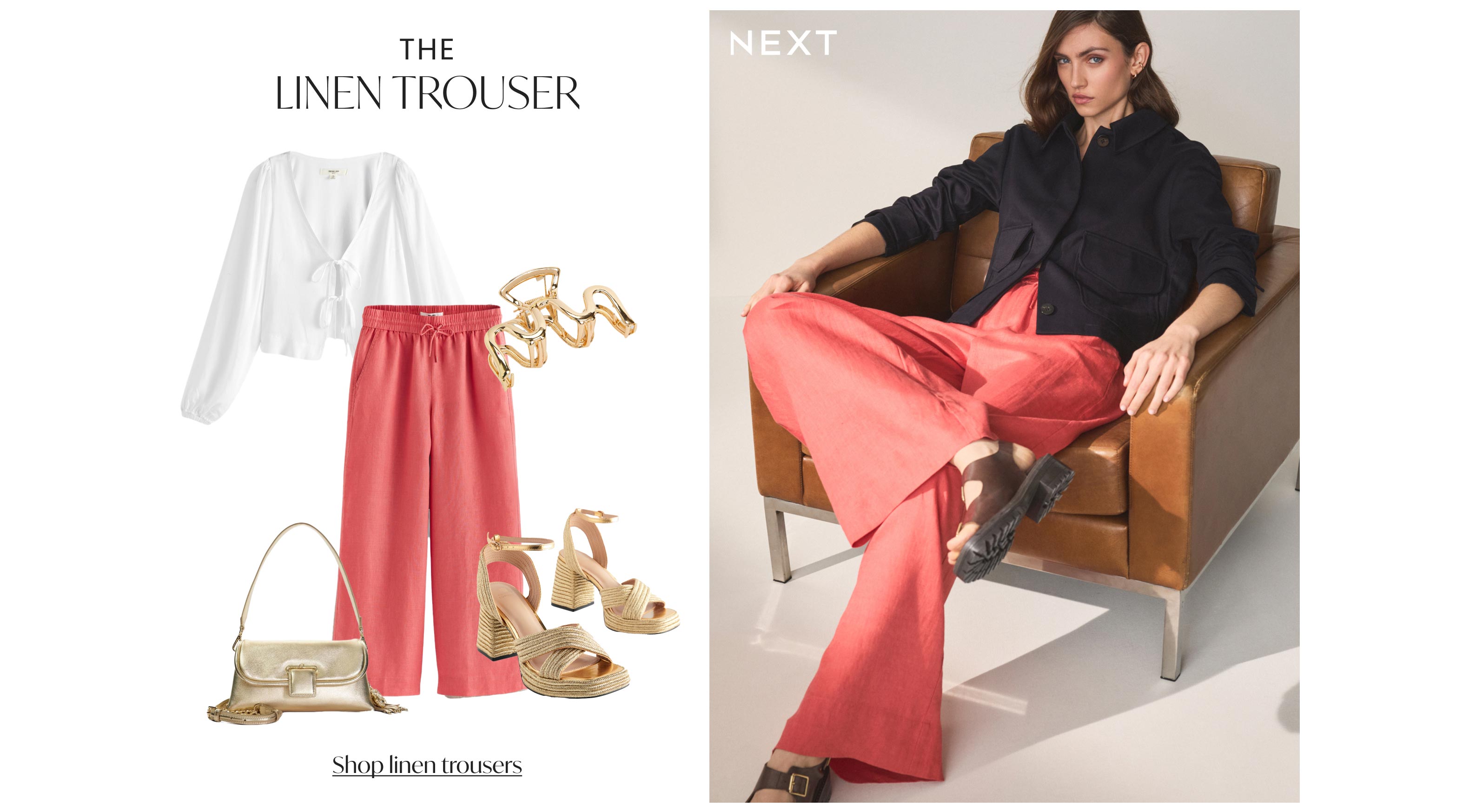 Shop linen trousers
