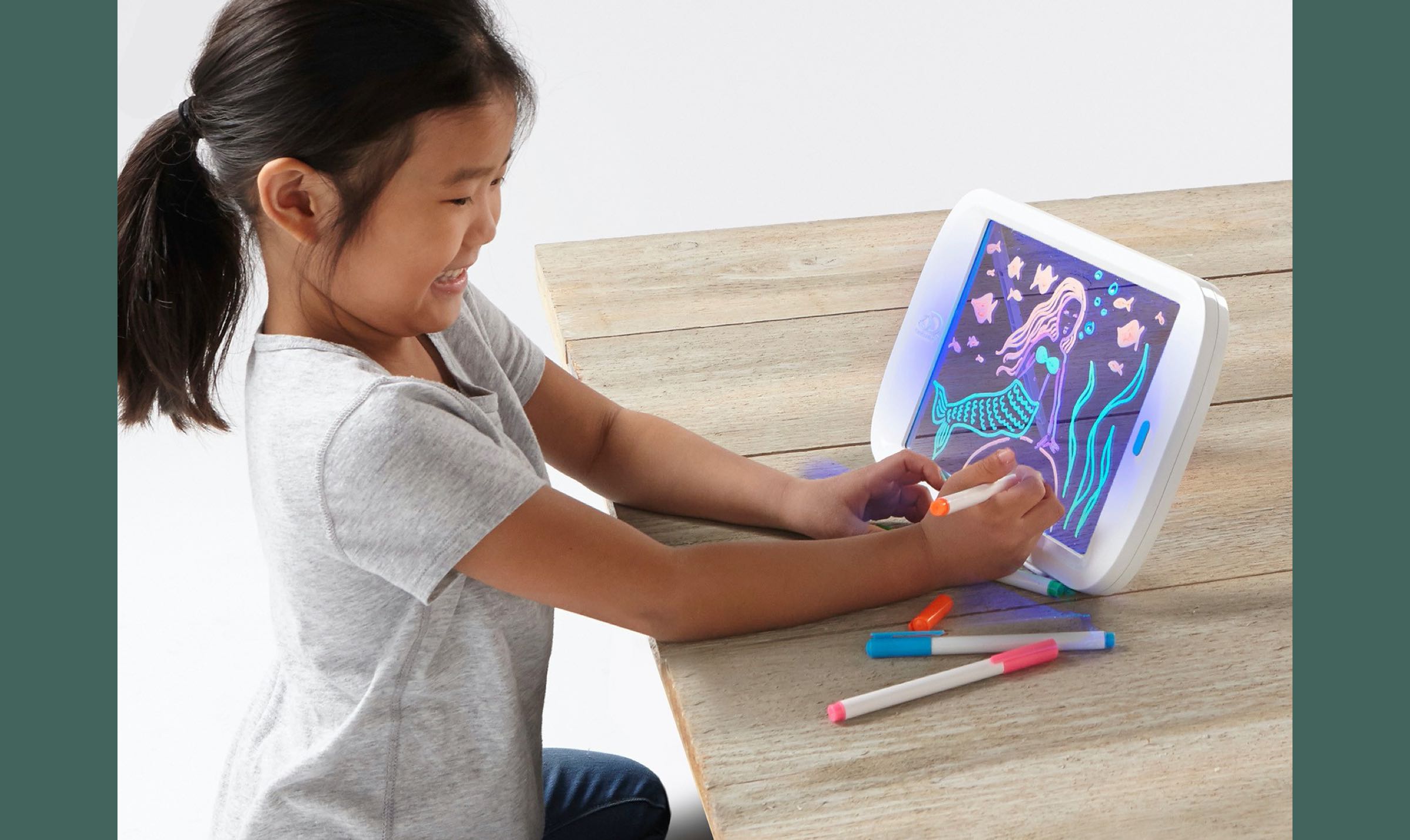 Discovery Toy Drawing Light Board Neon Glow