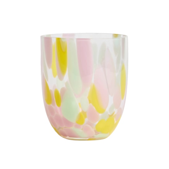 SET OF 2 CONFETTI TUMBLER GLASSES