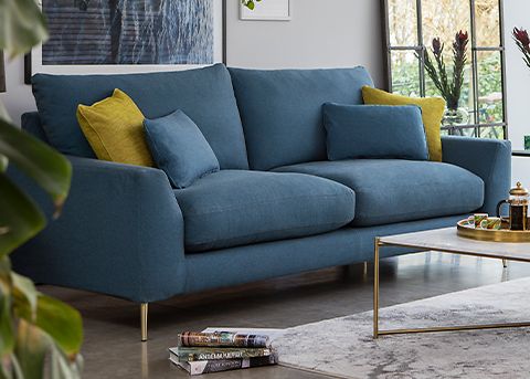 Next blue sofa discount