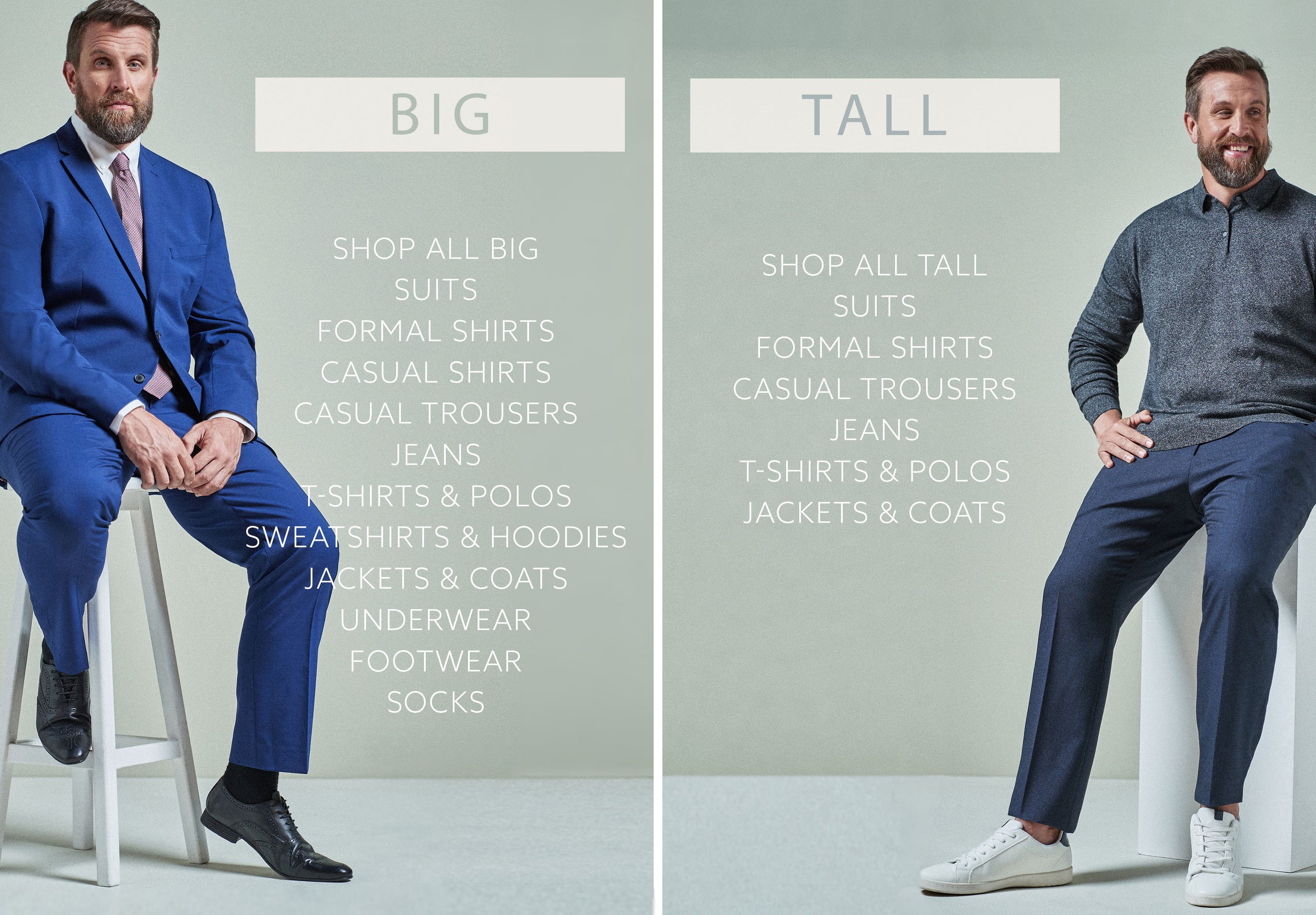 Tall Clothing | Mens Big \u0026 Tall Outfits