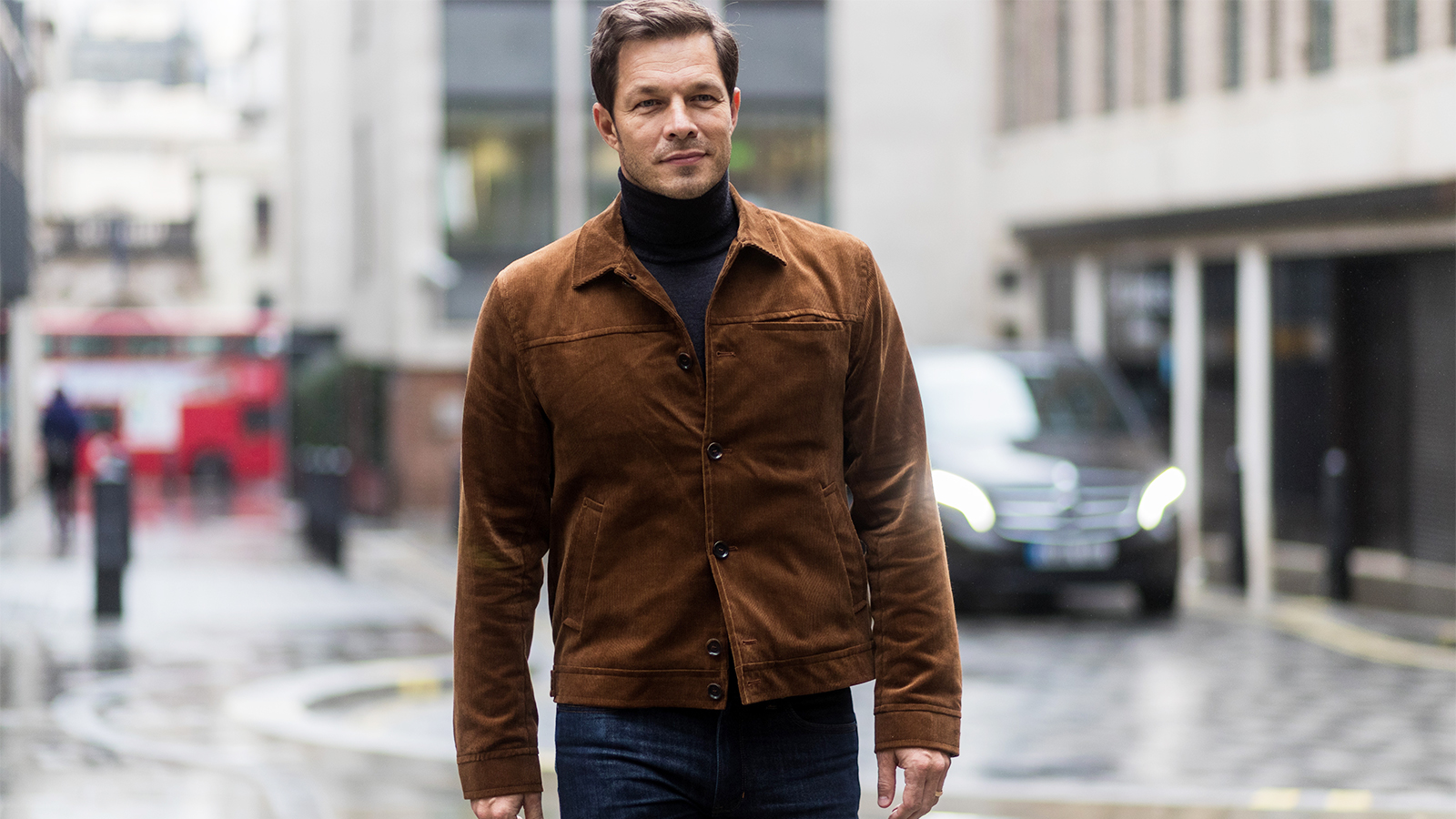 How cords have made a comeback - Paul Sculfer wearing brown cord jacket
