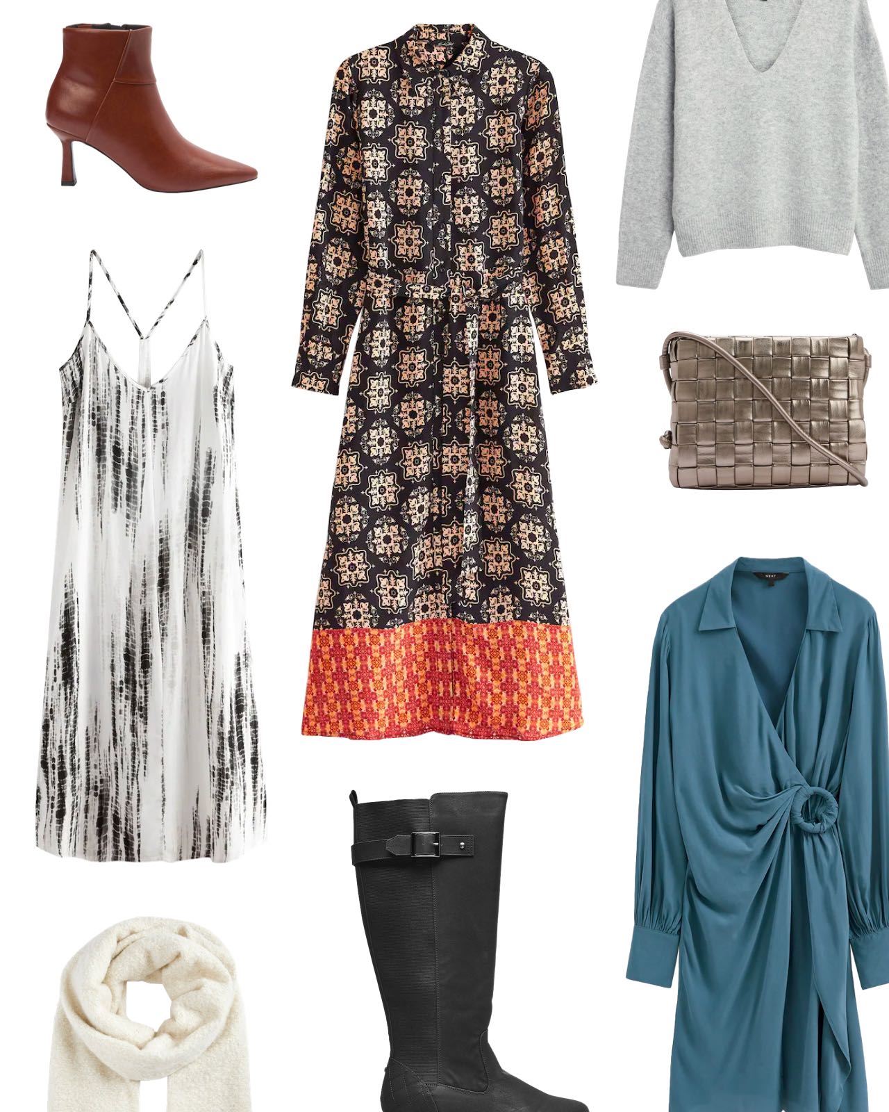 12 Ways to Wear Your Dresses With Tights and Boots