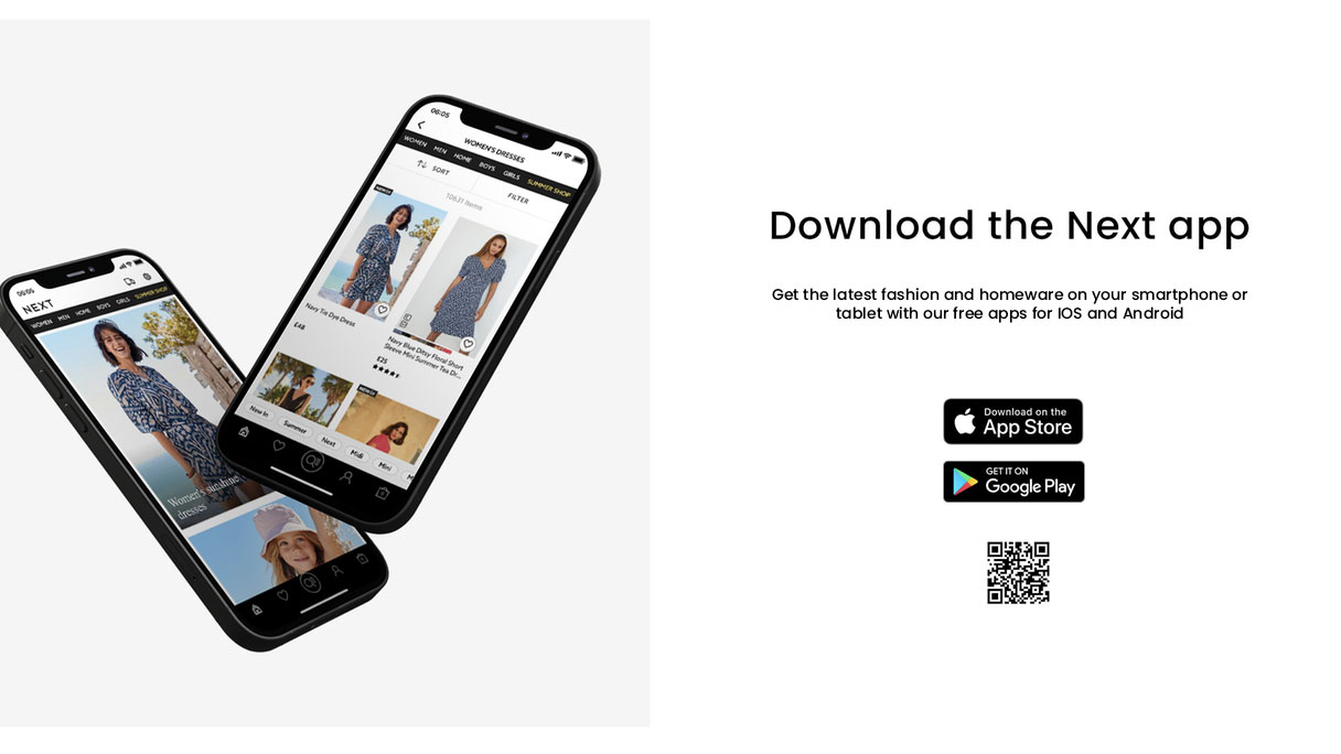 Next Official Fashion & Home App | iPhone, iPad, Android & Tablet