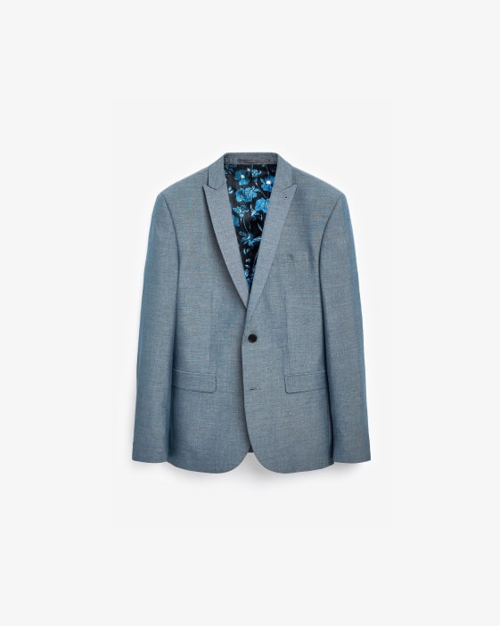 Light Blue two button jacket 