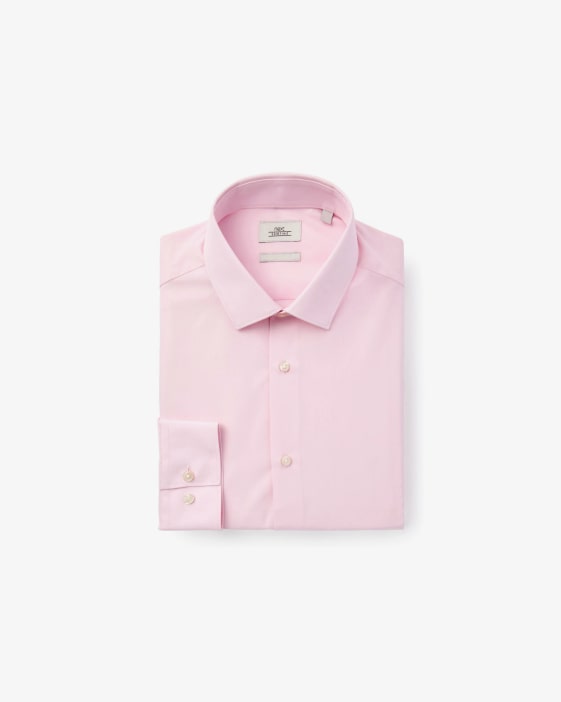 Pink easy care shirt 