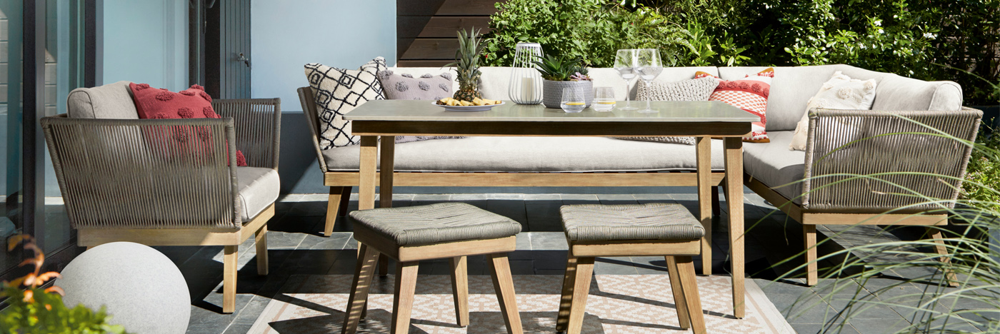 Shop outdoor garden furniture and accessories